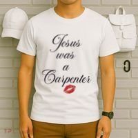 Jesus Was A Carpenter Christian Bible Verse T-Shirt thumb 6