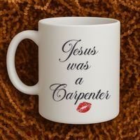 Jesus Was A Carpenter Christian Bible Verse Coffee Mug thumb 2