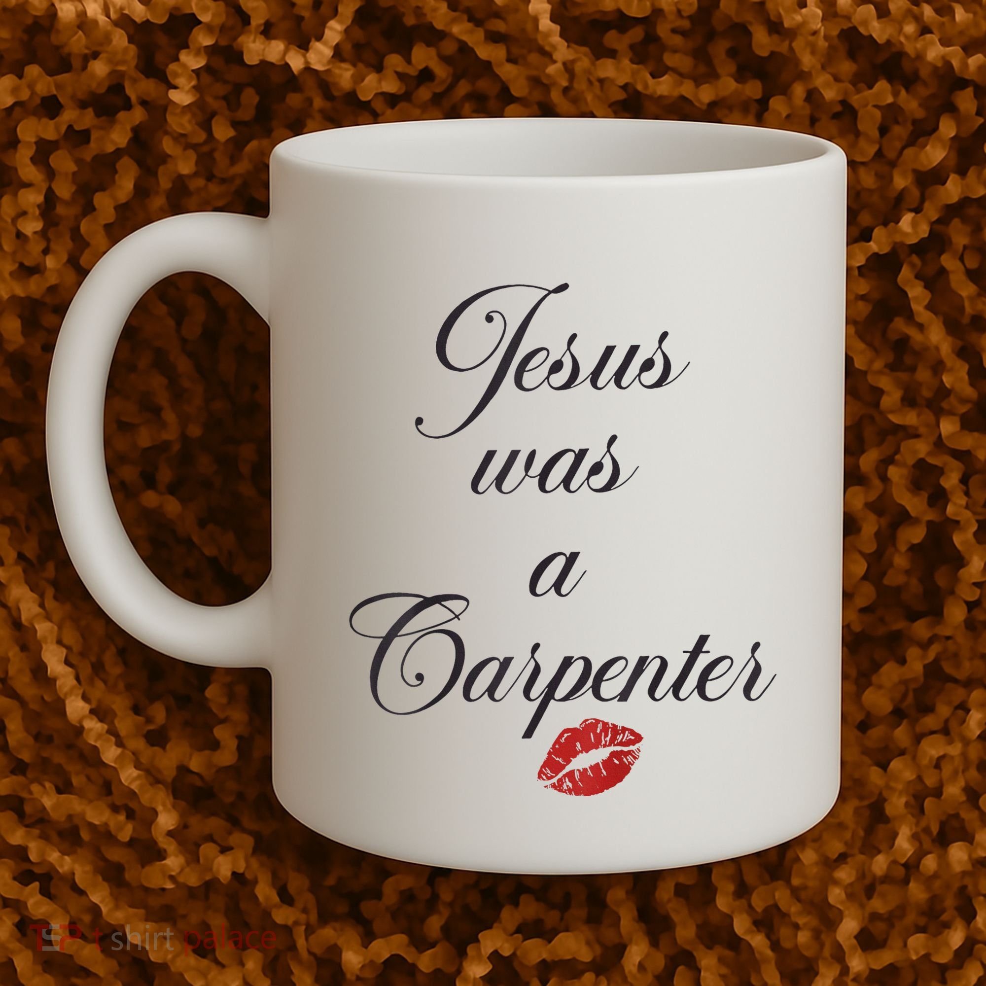 Jesus Was A Carpenter Christian Bible Verse Coffee Mug