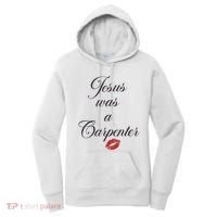 Jesus Was A Carpenter Christian Bible Verse Women's Hoodie thumb 0