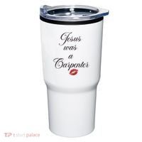 Jesus Was A Carpenter Christian Bible Verse Tumbler thumb 0