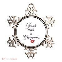 Jesus Was A Carpenter Christian Bible Verse Ornament thumb 0