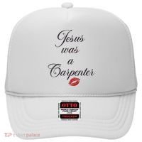 Jesus Was A Carpenter Christian Bible Verse Hat thumb 0