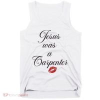 Jesus Was A Carpenter Christian Bible Verse Tank Top thumb 0