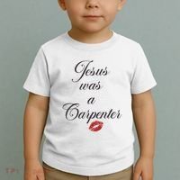 Jesus Was A Carpenter Christian Bible Verse Toddler T-Shirt thumb 2