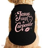 Jesus Was A Carpenter Doggie Tank thumb 0