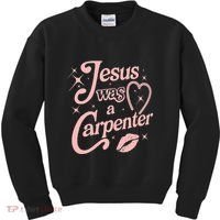 Jesus Was A Carpenter Kids Sweatshirt thumb 0