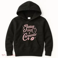 Jesus Was A Carpenter Kids Hoodie thumb 0