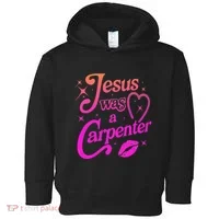 Jesus Was A Carpenter Toddler Hoodie thumb 0