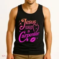 Jesus Was A Carpenter Tank Top thumb 3