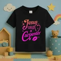 Jesus Was A Carpenter Toddler T-Shirt thumb 3