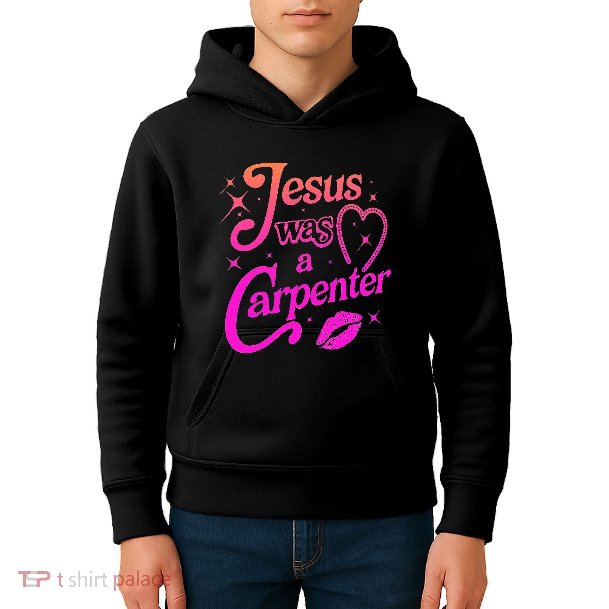 Jesus Was A Carpenter Kids Hoodie