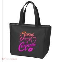Jesus Was A Carpenter Tote Bag thumb 3