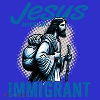 Jesus Was An Immigrant Real Christians Follow Christ Gift Visor thumb 3