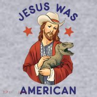 Jesus Was American Women's Sweatshirt thumb 2