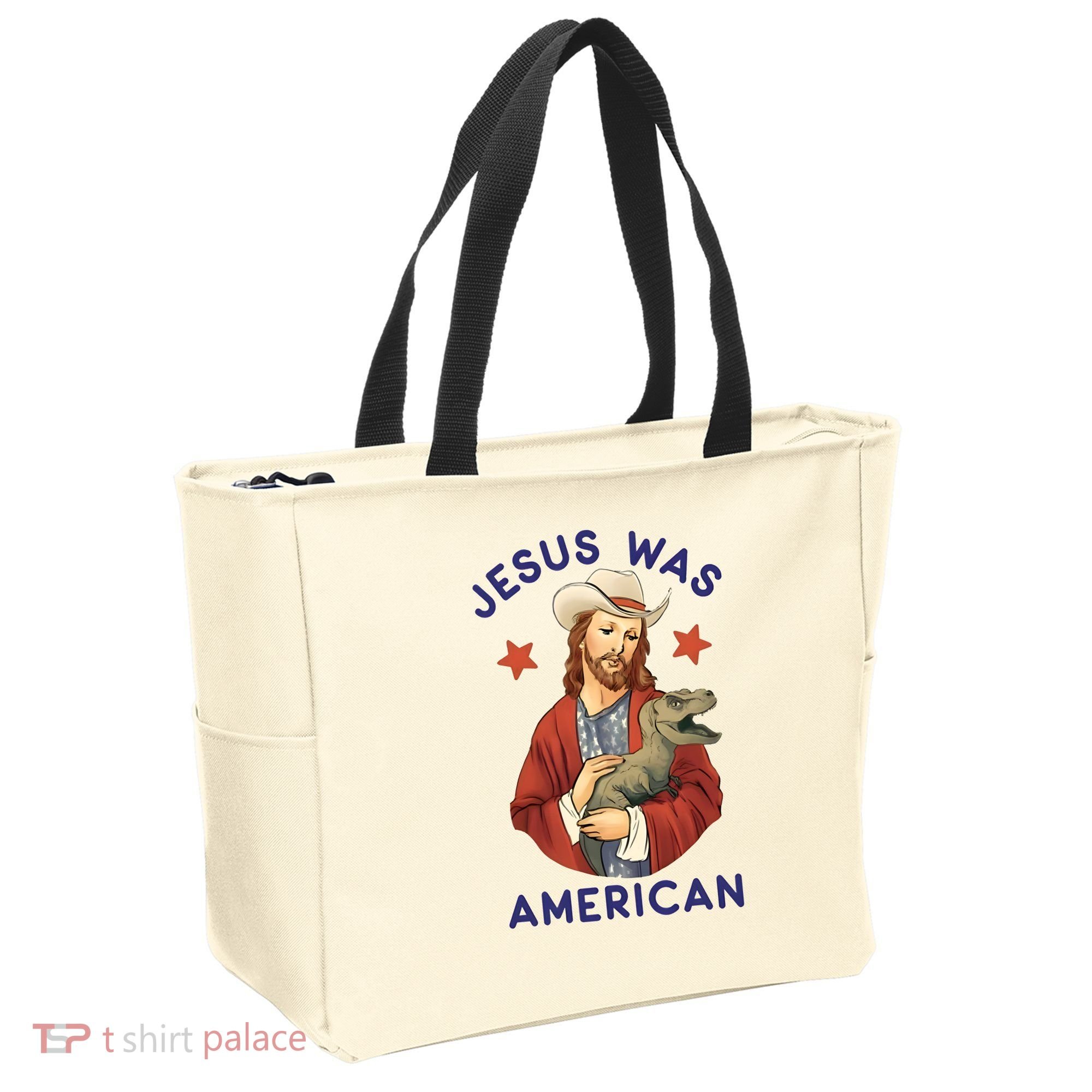 Jesus Was American Tote Bag
