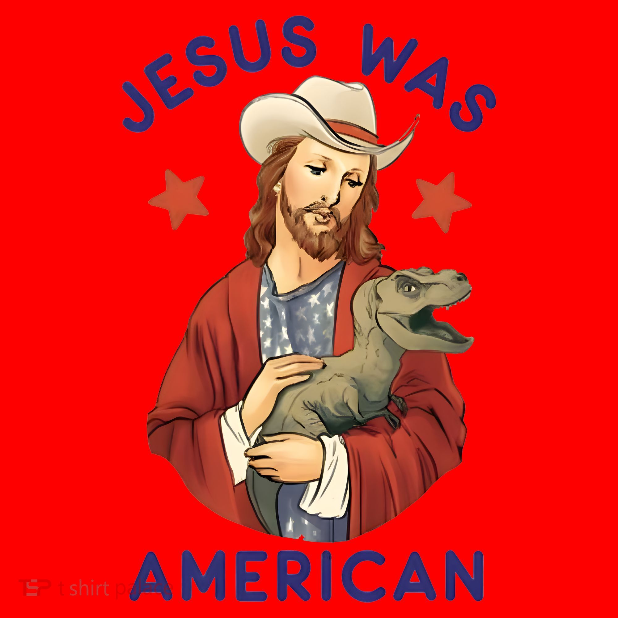 Jesus Was American Santa Hat