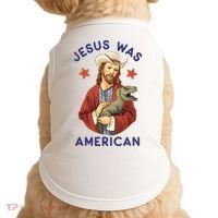 Jesus Was American Doggie Tank thumb 0
