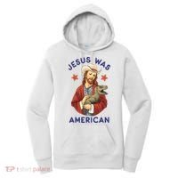 Jesus Was American Women's Hoodie thumb 0
