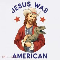 Jesus Was American Mousepad thumb 1