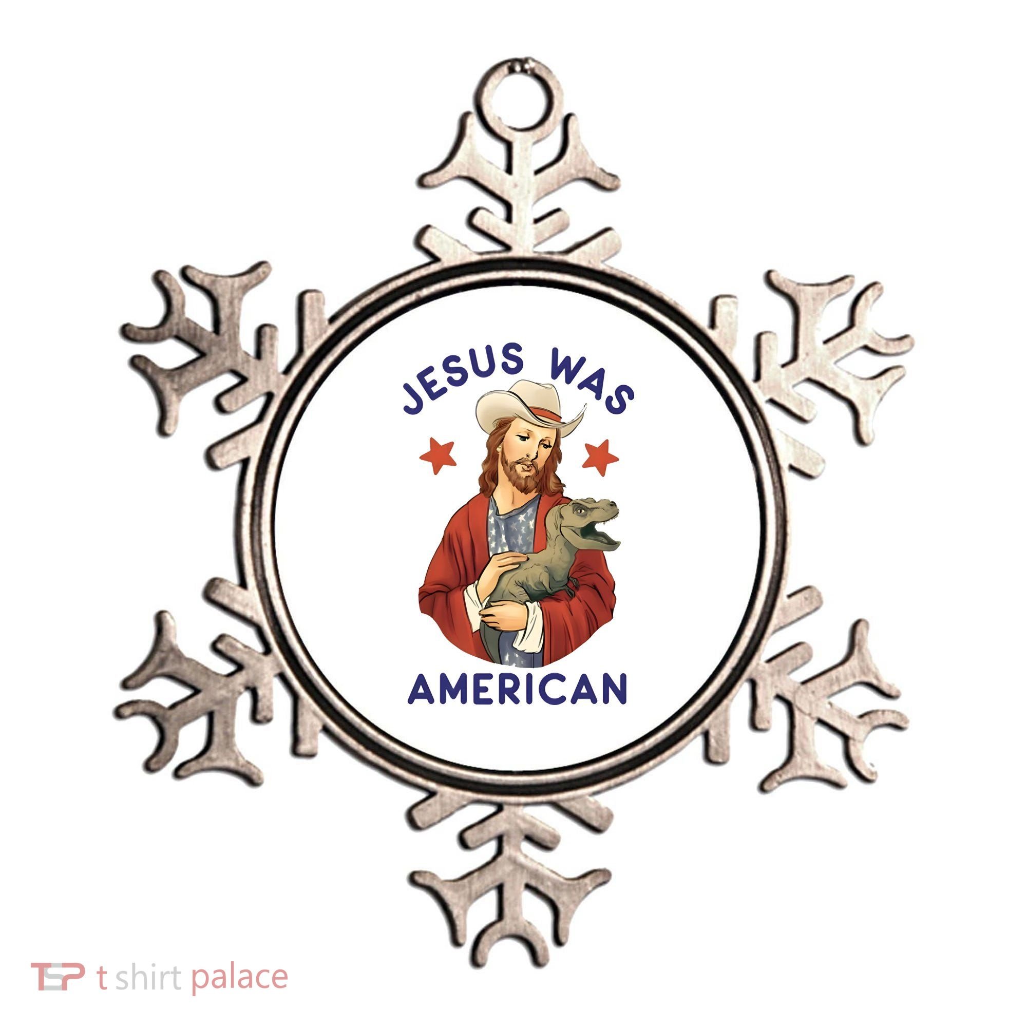 Jesus Was American Ornament