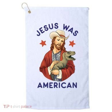 Jesus Was American Golf Towel
