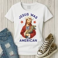 Jesus Was American Women's T-Shirt thumb 3