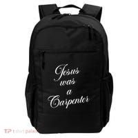 Jesus Was A Carpenter Backpack thumb 0