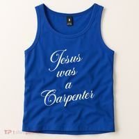Jesus Was A Carpenter Tank Top thumb 2