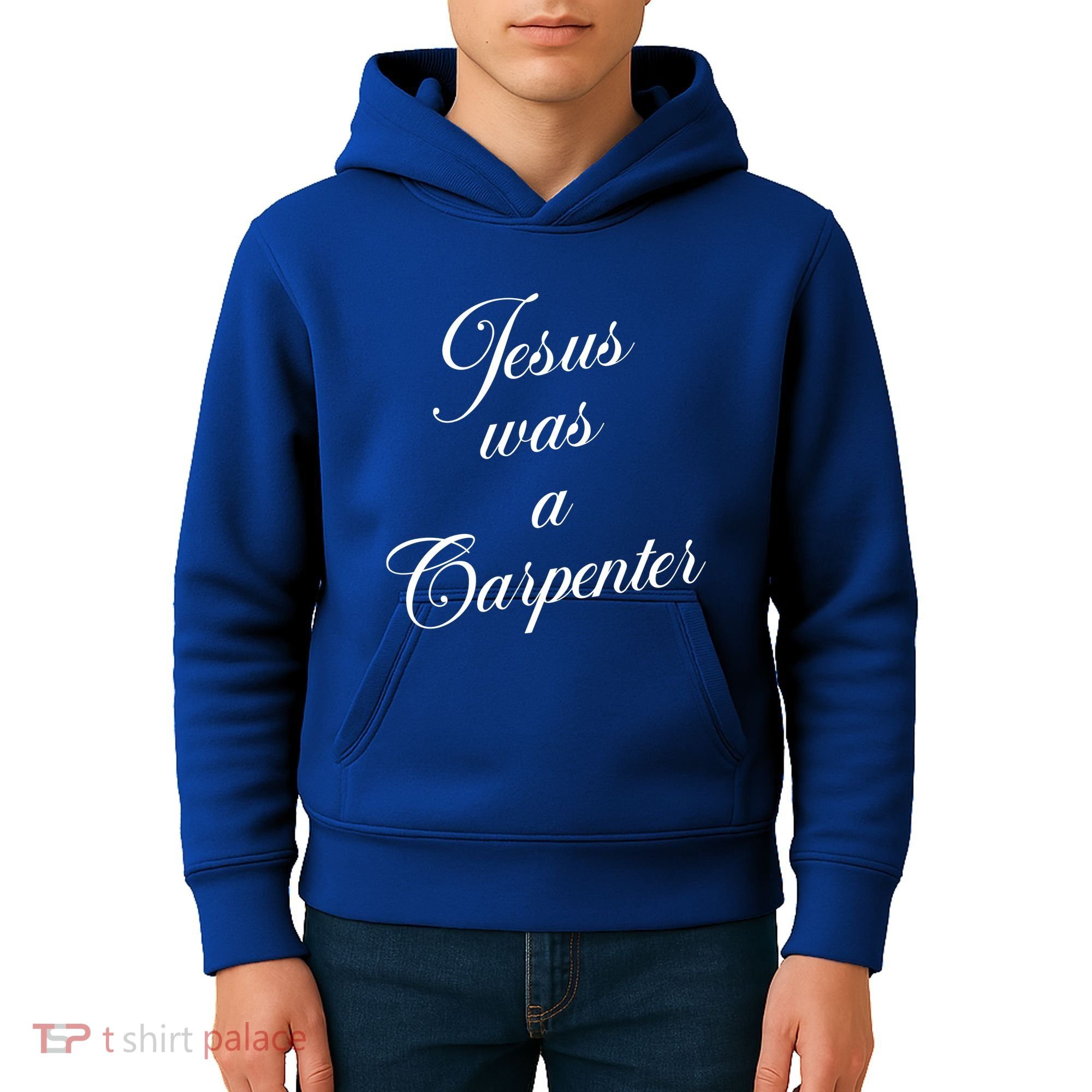 Jesus Was A Carpenter Kids Hoodie