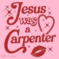 Jesus Was A Carpenter Christian Jesus Sayings Coaster thumb 2
