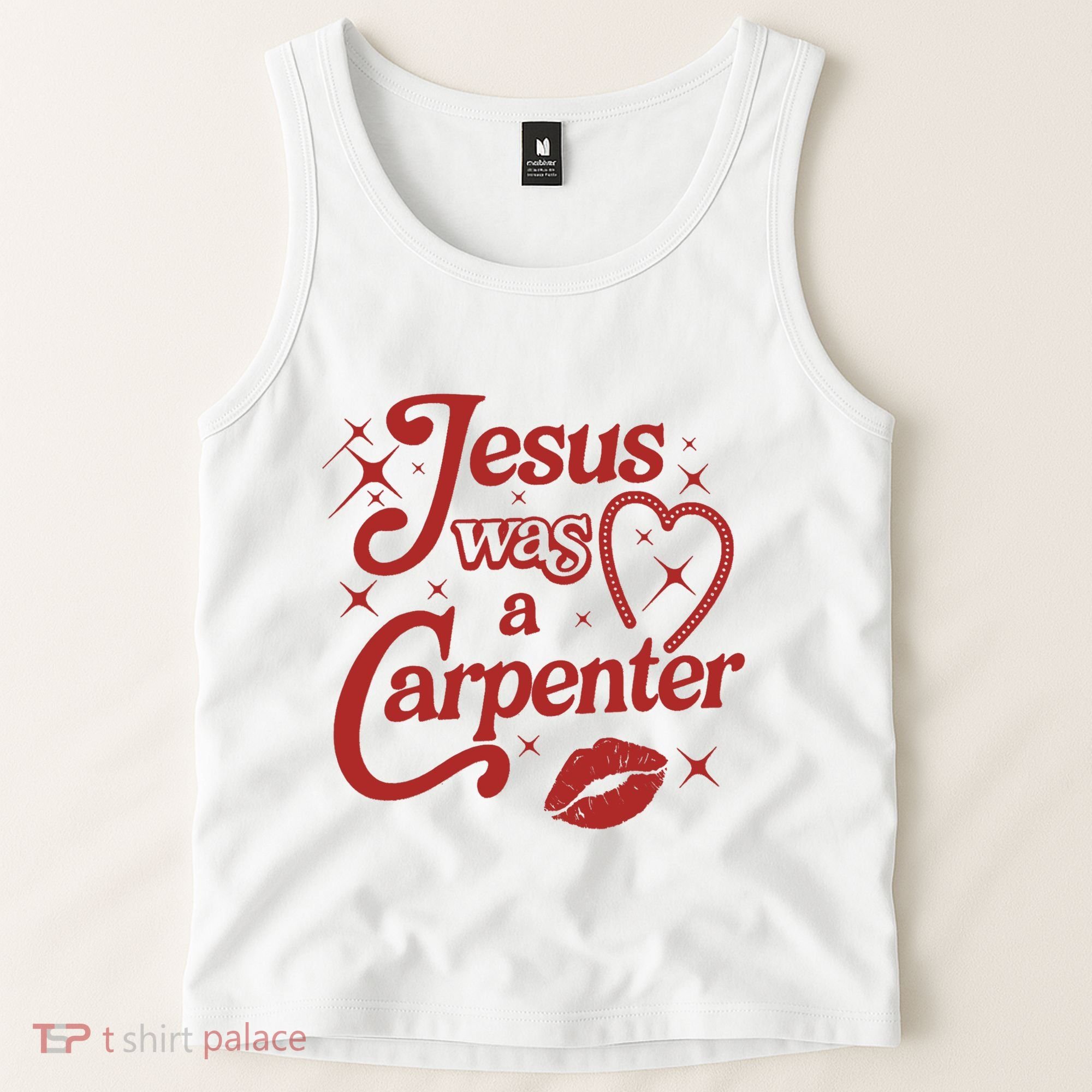 Jesus Was A Carpenter Christian Jesus Sayings Tank Top