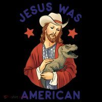 Jesus Was American Women's Hoodie thumb 2