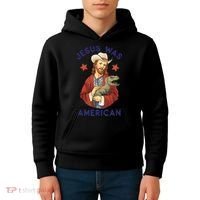Jesus Was American Kids Hoodie thumb 4
