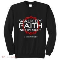 Jesus Walk By Faith Christian Sweatshirt thumb 0