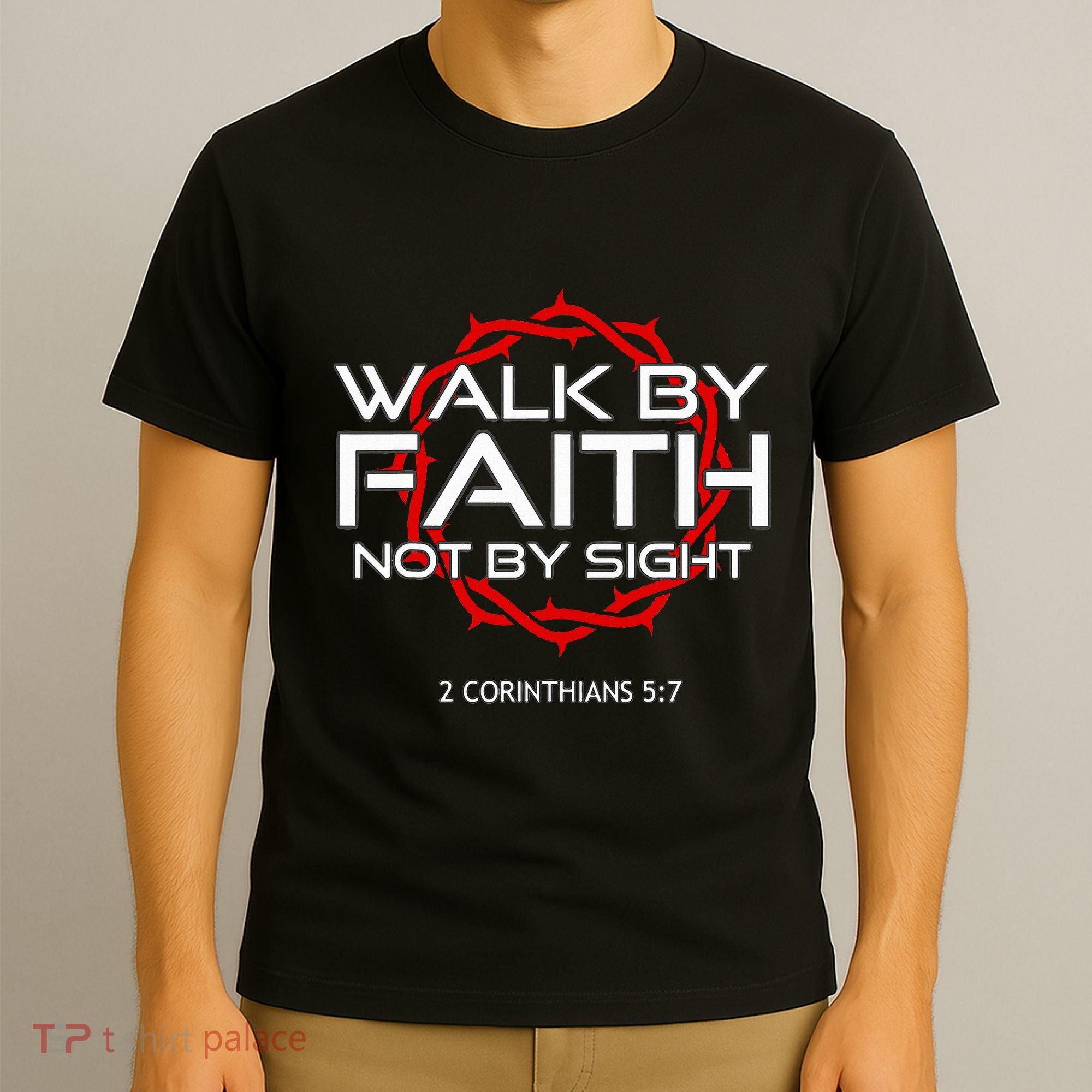 Jesus Walk By Faith Christian T-Shirt
