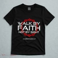 Jesus Walk By Faith Christian T-Shirt thumb 5