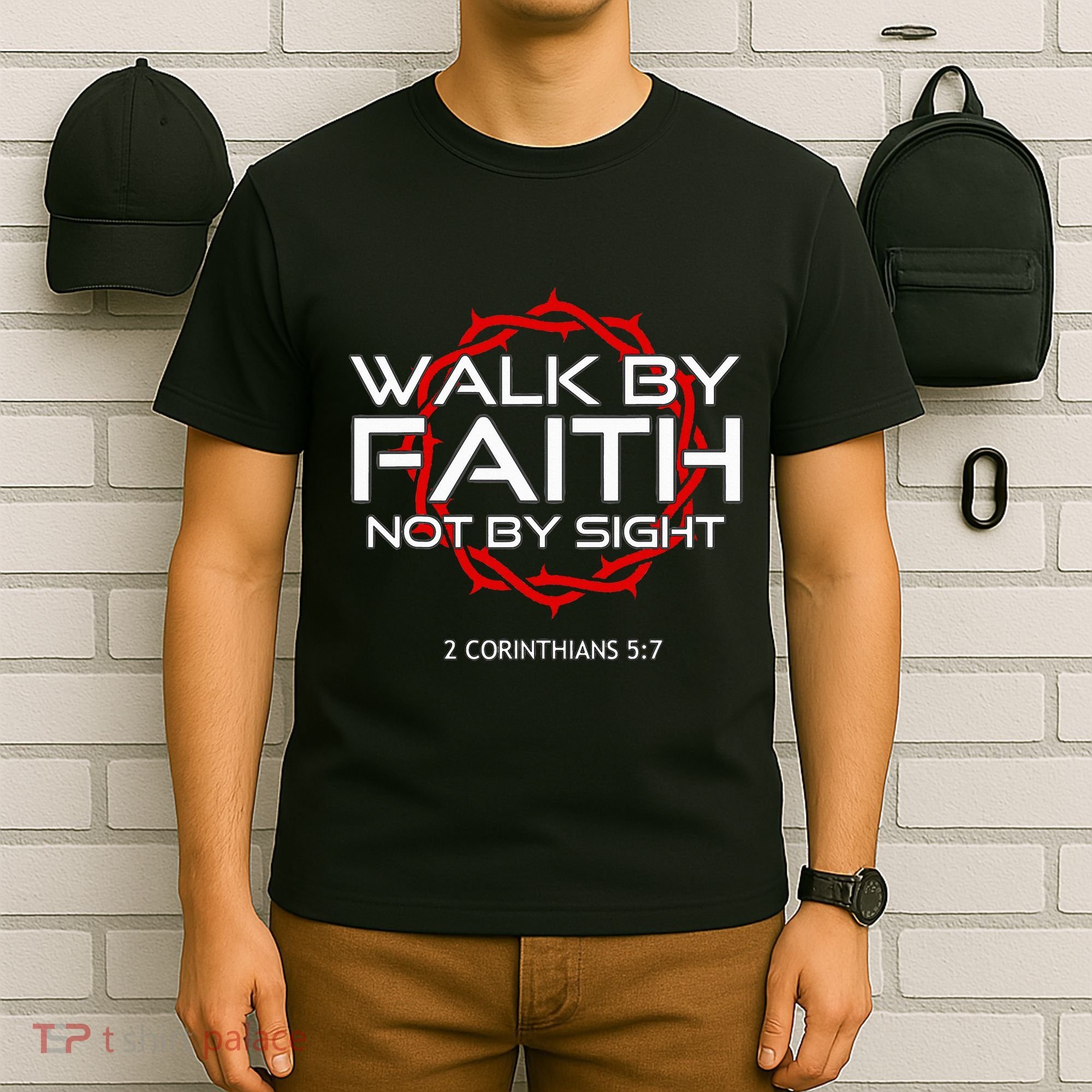 Jesus Walk By Faith Christian T-Shirt