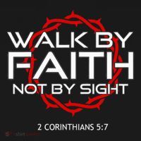 Jesus Walk By Faith Christian Baby Bodysuit thumb 2