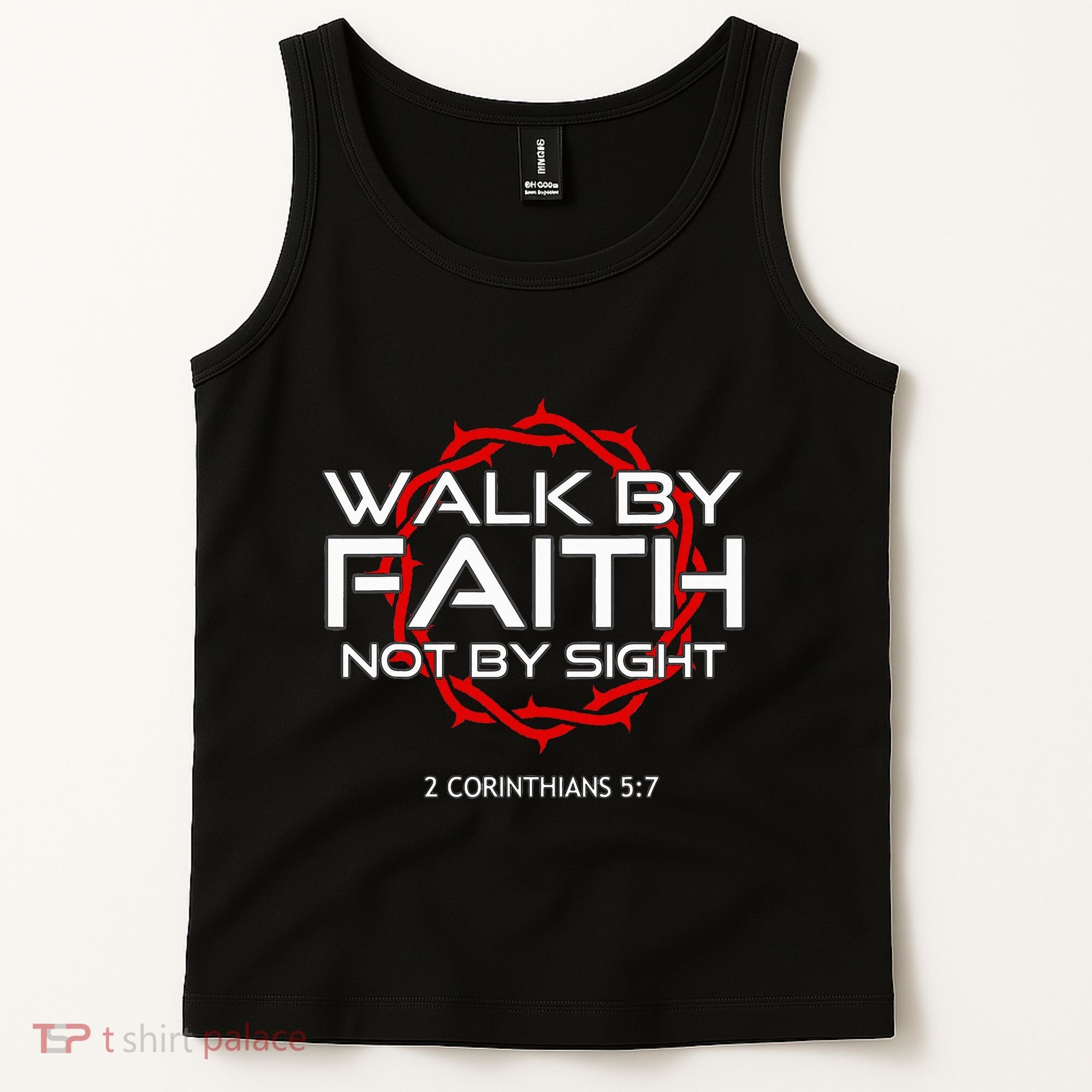 Jesus Walk By Faith Christian Tank Top
