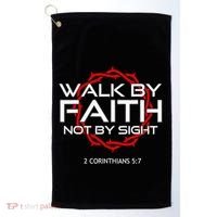 Jesus Walk By Faith Christian Golf Towel thumb 0