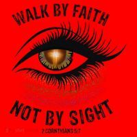 Jesus Walk By Faith Not By Sight Angel Eye Santa Hat thumb 1