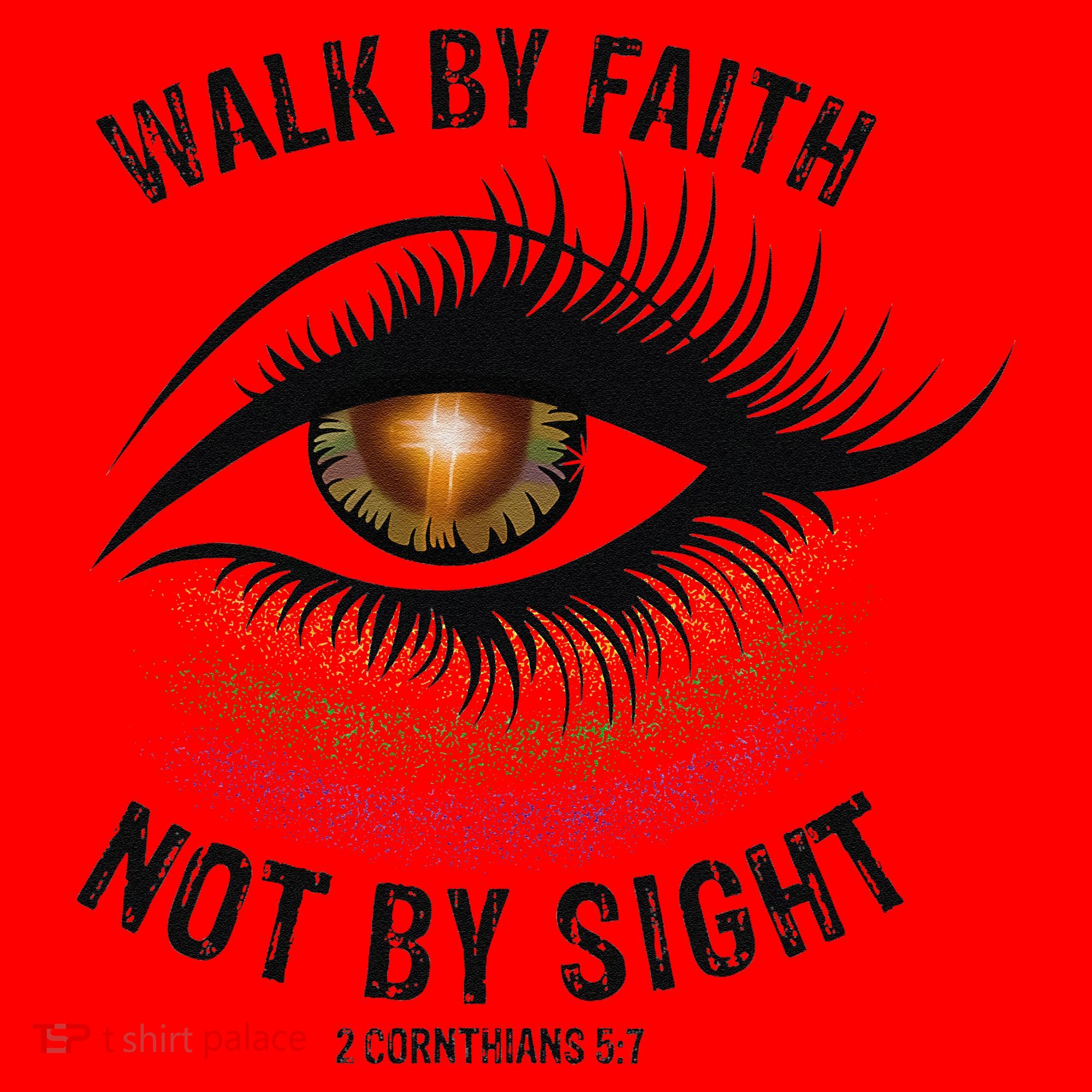 Jesus Walk By Faith Not By Sight Angel Eye Santa Hat