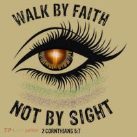 Jesus Walk By Faith Not By Sight Angel Eye Sweatshirt thumb 2