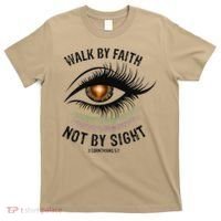 Jesus Walk By Faith Not By Sight Angel Eye T-Shirt thumb 0