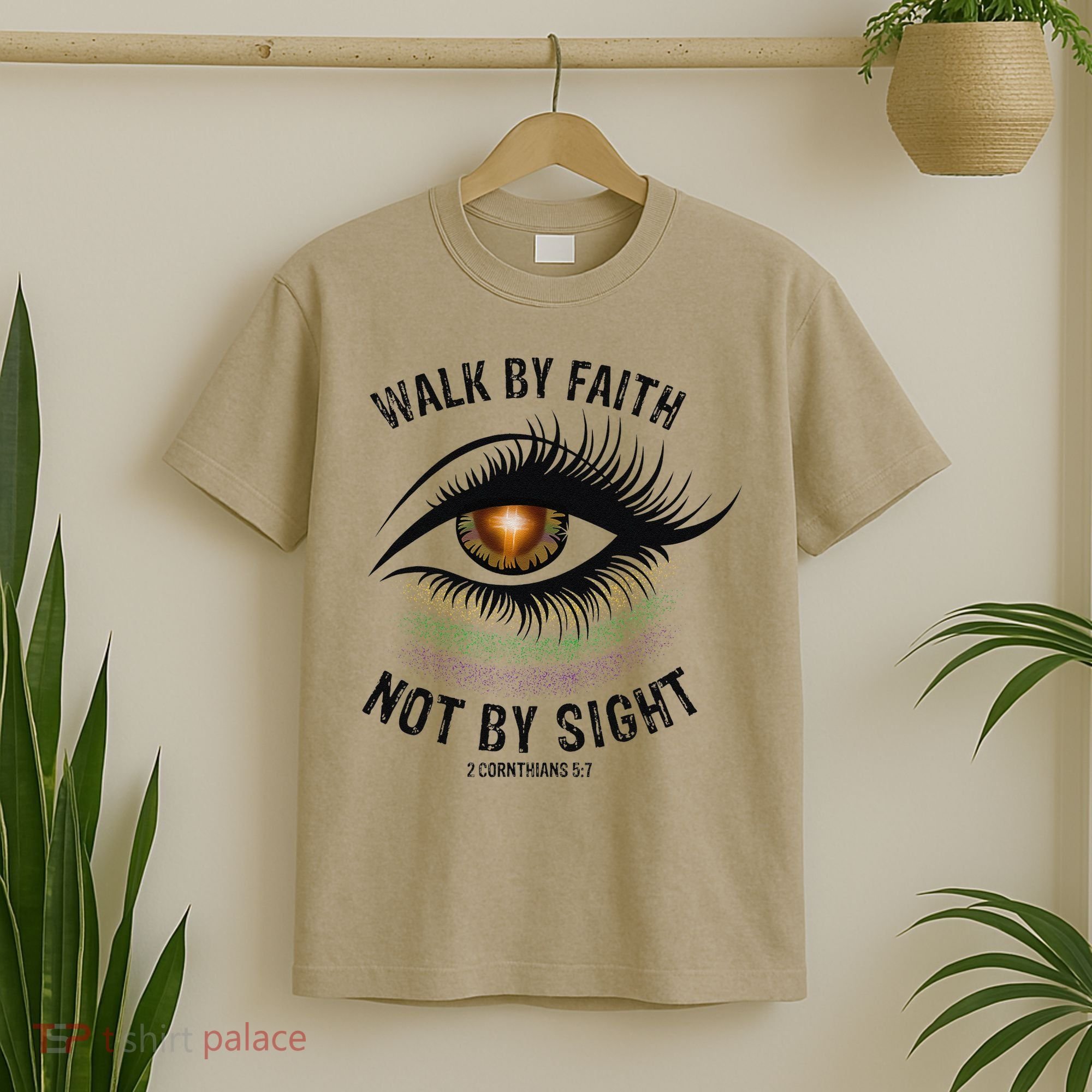 Jesus Walk By Faith Not By Sight Angel Eye T-Shirt