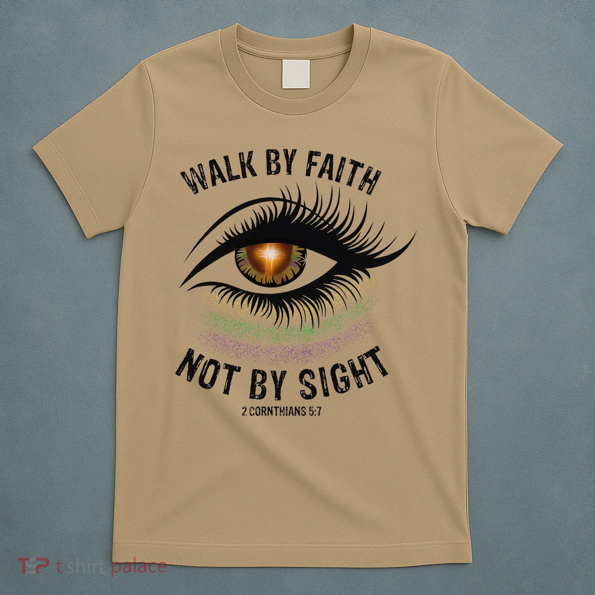 Jesus Walk By Faith Not By Sight Angel Eye T-Shirt