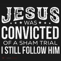 Jesus Was Convicted Of A Sham Trial I Still Follow Him Mousepad thumb 1