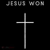 Jesus Won Cross Minimalist Christian Religious Women's Hoodie thumb 2