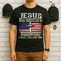 Jesus Was Convicted In A Sham Trial I Still Follow Him T-Shirt thumb 6